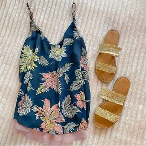 Sienna Sky floral tank top